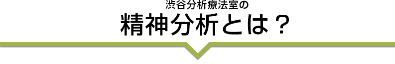 渋谷分析療法室の 精神分析とは？